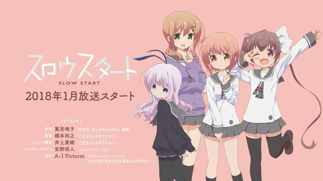 猜声优！10月萌系动画《Slow Start》公开PV 